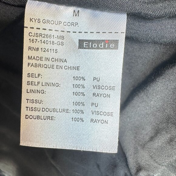 Elodie Faux Leather Biker Jacket - Picture 8 of 12